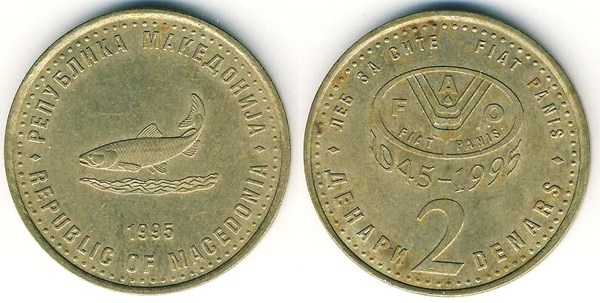 2 denari (50th Anniversary of FAO)