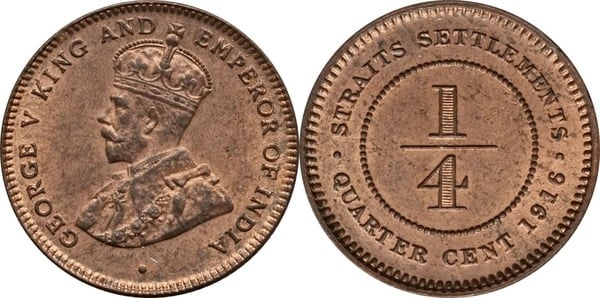 1/4 cent