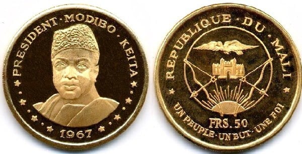 50 francs (Independence Anniversary)