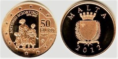 50 euro (65 Aniversario de la Muerte de Antonio Sciortino)