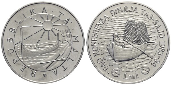 1 lira (World Fisheries Conference)