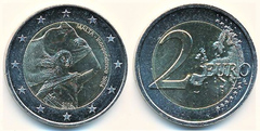 2 euro (50 Aniversario de la Independencia de Malta en 1964)