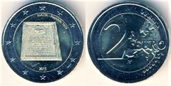 2 euro (40 Aniversario de la República de Malta en 1974)