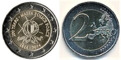 2 euro (200 Aniversario de la Policía de Malta)