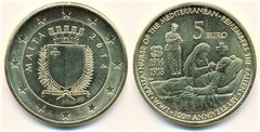 5 euro (100 Aniversario de la I Guerra Mundial)