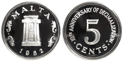 5 cents (10 Aniversario Decimalización)