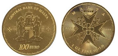 100 euro (Maltese Cross)
