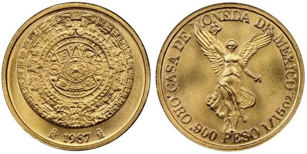 1/15 onza (Aztec Calendar)