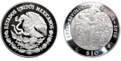 10 pesos (Centenario de la Revolución Mexicana. Adelita)