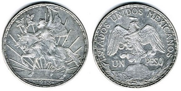 1 peso (Centennial of the Grito de Independencia)