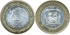100 pesos (Estado de Coahuila de Zaragoza)