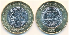 20 pesos (Centenario de la Fuerza Aérea)