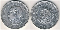 5 pesos (Centenario de la Constitución)