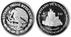 10 pesos (Estado de Sinaloa-Lugar de Pitahayas)