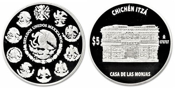 5 pesos (Chichén Itzá-Casa de las Monjas (House of the Nuns))