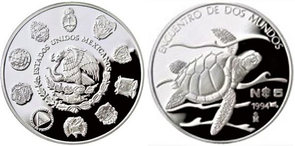 5 nuevos pesos (Encounter of Two Worlds)