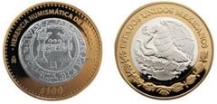 100 pesos (3 Reales Carlos and Juana)