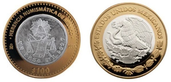 100 pesos (1 Republican Peso - Balance Type)