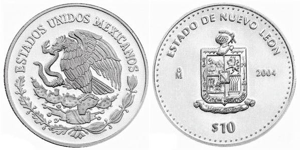 10 pesos (State of Nuevo León)