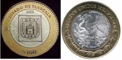 100 Pesos (Tlaxcala Heráldica)