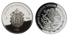 10 Pesos (Veracruz-Llave Heráldica)