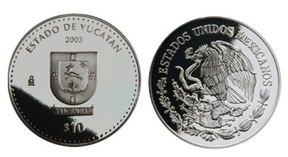 10 Pesos (Yucatan Heraldry)