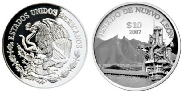 10 pesos (State of Nuevo León)