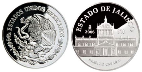 10 pesos (State of Jalisco-Hospicio Cabañas)