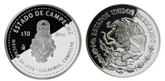 10 Pesos (Campeche Emblemática)