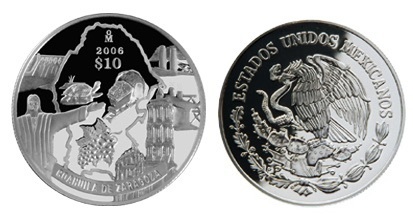 10 Pesos (Coahuila de Zaragoza Emblematic)