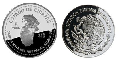 10 Pesos (Chiapas Emblematic)