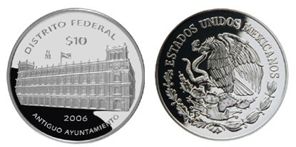 10 Pesos (Federal District Emblematic)