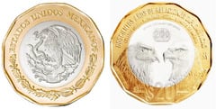 20 pesos (Relaciones Diplomáticas entre México y los Estados Unidos)