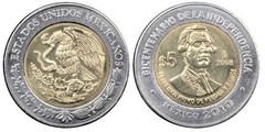 5 pesos (Bicentenario de la Independencia-Francisco Primo de Verdad y Ramos)