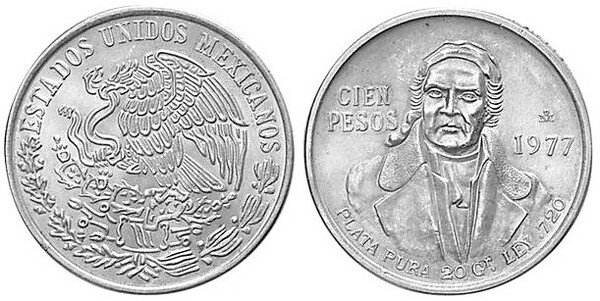 100 pesos (José Maria Morelos y Pavón)