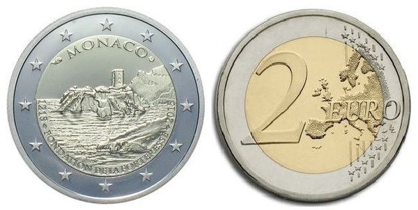 2 euro (800th Anniversary of the Construction of the First Castle on the Rock)