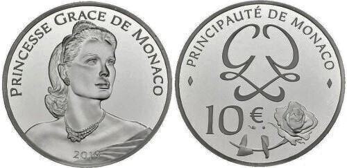 10 euro (90th Anniversary of Princess Grace Kelly)