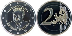 2 euro (100 Aniversario del Nacimiento de Rainiero III)