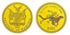 100 dollars (Olimpiadas de Namibia 1996)