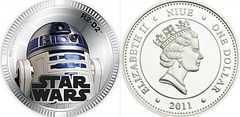 1 dólar (Star Wars-R2 D2)