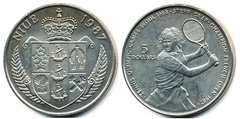 5 dólares (JJ.OO. Seul 1988-Steffi Graf)