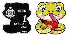 1 dollar (Year of the Snake )