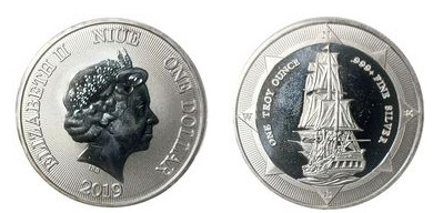1 dollar ( H.M.S. Bounty )