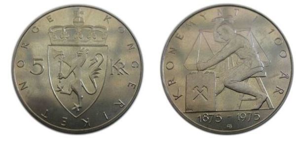 5 kroner (Centennial of the Krone System)