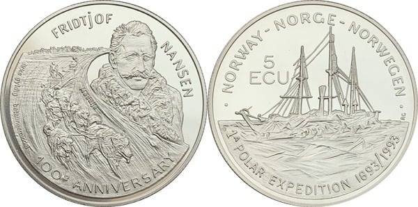 5 ecu (Fridtjof Nansen)