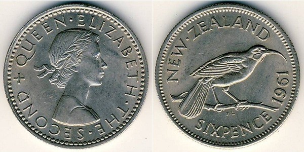 6 pence (Elizabeth II)