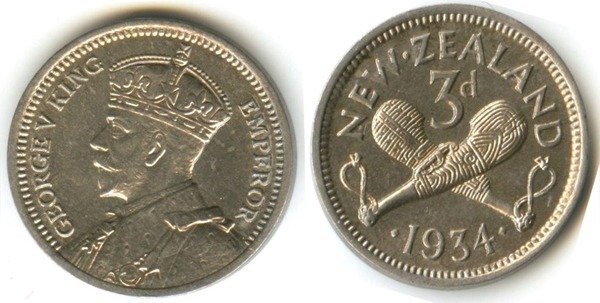 3 pence (George V)