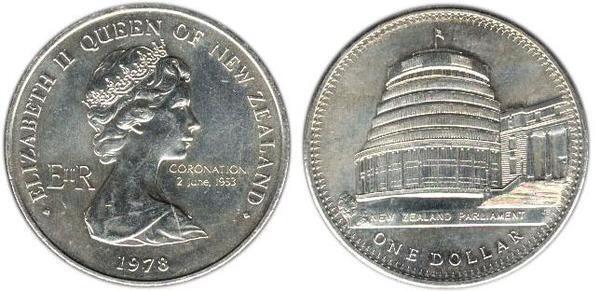 1 dollar (25th Anniversary of the Coronation of Elizabeth II)