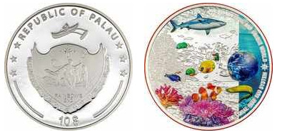 10 dollars (Coral reef)