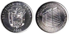 50 centésimos (Centenario del Banco Nacional de Panamá)